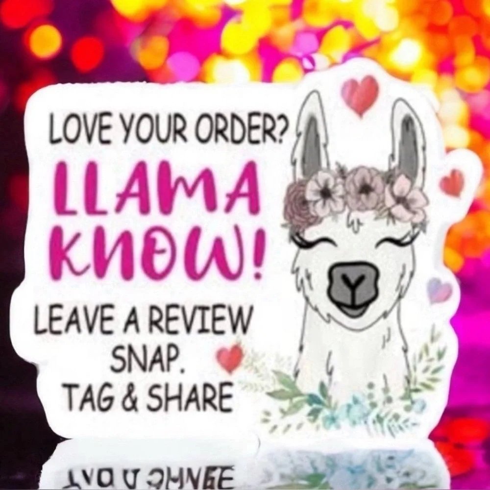 40 Love your order Stickers!